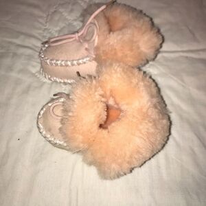 Cloud 9 Shearling Moccasins Pink 3 Booties